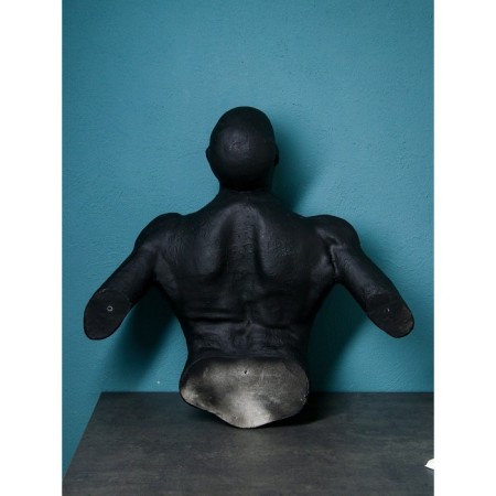 Figure "Phantom", polystone, 85 cm, black matte color-4