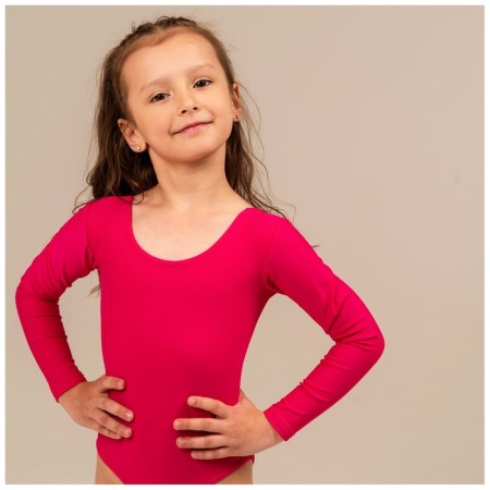 A swimsuit for gymnastics and dancing Grace Dance, p. 30, raspberry color-3
