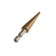 Drill step tundra, HSS, tin, hexagonal shank, 4-12 mm