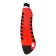 Chancellery knife 18 mm, plastic, autofixer, rubber inserts, TOP