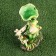 Garden figure "Frog on the bench" 7x13x19cm mix