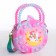 Bag's bag with lightning, pink/blue color
