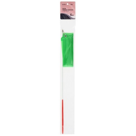Ribbon for rhythmic gymnastics with a stick Grace dance, 4 m, green color-9