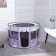 An animal aviary, a tent with a pattern, round, 90 x 55 cm, purple