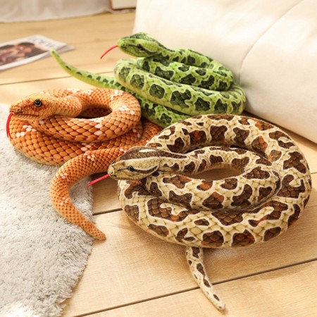 Soft toy "Snake", 300 cm, green color-8