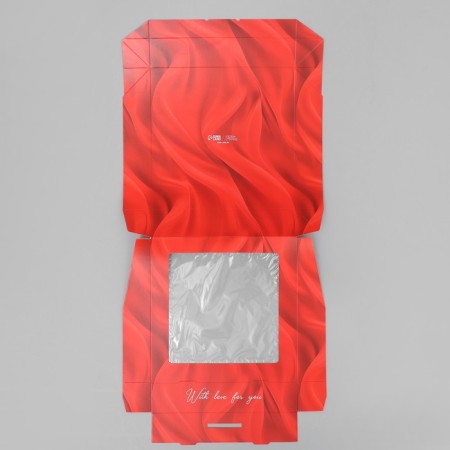 Confectionery packaging, boxing box "With Love", 20 x 20 x 4 cm-3