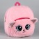 Baby plush backpack for the girl "Magic Fluff"
