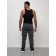 Cargo jeans men, size 44-46, dark gray color