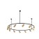 Kaiko chandelier, size 120x80 cm, 12x5W, GU10