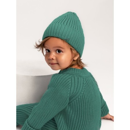 Knitted Knot Killed with a cap Amarobaby Pure Love Tot, height 86 cm, green color-18