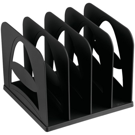 Top for magazines and papers (sorter) Istanm, team, 4 departments, black