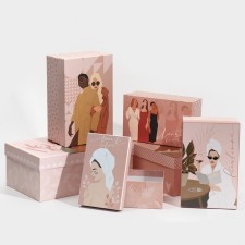 Set of boxes 6 in 1, gift packaging, “Love”, 32.5 x 20 x 12.5 cm х20 x 12.5 x 7.5 cm
