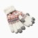 Female gloves at the lawsuit Minaku 22 cm white