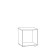 Alba Tumba, 400x361x420, white premium/oak craft gold