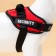 C9 harness is soft reflective, size m, og 55-65 cm, weight 11-20 kg, red