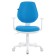 Brabix Fancy MG-201W children's chair, with armrests, white plastic, blue TW-55