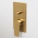 Shower mixer Wasserkraft Abens 5561, single -legged, watering can, without spout, gold