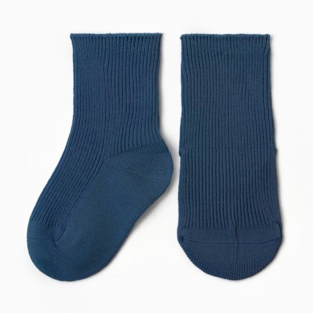 Children's socks minku, blue color, 12-14 cm