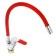 ACCOONA A4819N kitchen mixer, single -leaf, silicone spout, brass, red/chrome