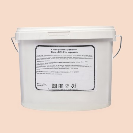 Cream "Dally" caramel, 5 kg