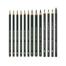 Карандаши художественные набор Faber-Castell PITT 26 штук в металлической коробке