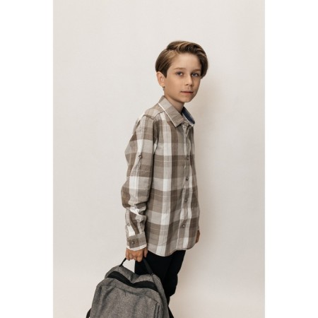 Surchachka upper for ISEE boys, height 134-140 cm, beige color-10