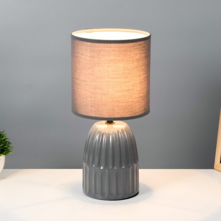 Lima table lamp E14 40W gray 16x16x35 cm Risalux-1