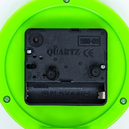 Clock - desktop an alarm clock, discrete move, 9 x 9 cm-4