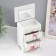 Casket wood 3 boxes "Flower composition" 6.5x9x12 cm