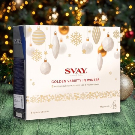 Tea collection Svay. Golden Variety in Winter, 48 pyramids