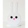 Holder for elastic bands "Bunny", white