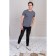 Male T -shirt, size 44, color gray melange