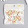 Button decorative tree "fox" 2.5x2.5 cm