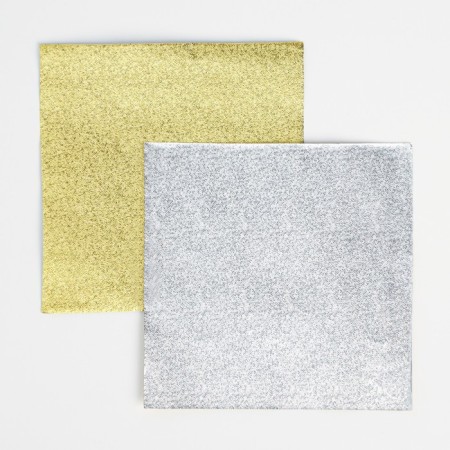 Foil for sweets 10*10cm 100pcs, gold textured-2