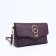 Magneta bag, long belt, purple color