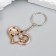 Trick plastic for metal "Flower heart" 3.5x2.5 cm