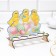 The stand for 4 eggs “Chickens”, 19.6 x 16.3 x 6.1 cm.