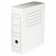 Archive box with A4 valve, calligrata, 100 mm, up to 900 l, microhofrocarton, white