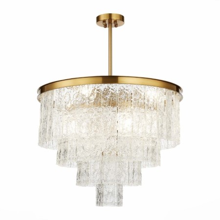 Ceiling Ceiling ST LUCE. SL1230.302.08. Stabia. 8x60 watts, E14, 60x60x75 cm, brass color-3