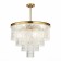 Ceiling Ceiling ST LUCE. SL1230.302.08. Stabia. 8x60 watts, E14, 60x60x75 cm, brass color