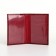 Cover for passport, Textura, burgundy color