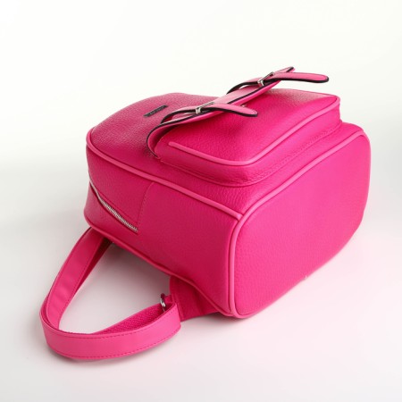 City backpack on lightning, bright pink color-4
