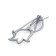 Brooch "Flower" tulip, platinum