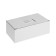 Door handle df 26, square 150, chrome color, matte chrome