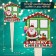 Topper decorative "House and Santa Claus" 8.8x25 cm
