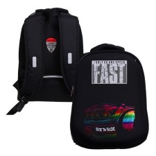 Frame backpack 38 x 29 x 17 cm, ergonomic back, Devente Choice Lite Fast, a watch as a gift, 17 liters