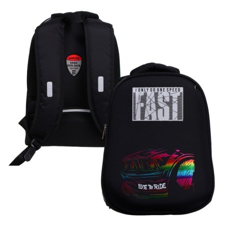 Frame backpack 38 x 29 x 17 cm, ergonomic back, Devente Choice Lite Fast, a watch as a gift, 17 liters