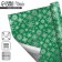 Film packaging holography "Snowflakes drive a round dance", 100 x 70 cm, New Year
