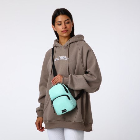 Textura lightning bag, external pocket, mint color-6