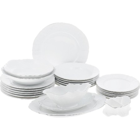 Dining set 6/24 BERNADOTTE, Decor "Decol, Platinum layering", 24 items